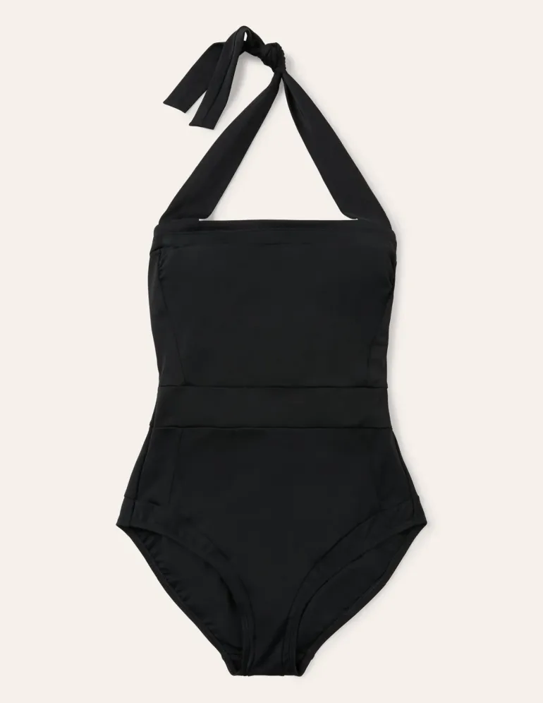 Santorini Halterneck Swimsuit--Boden Online