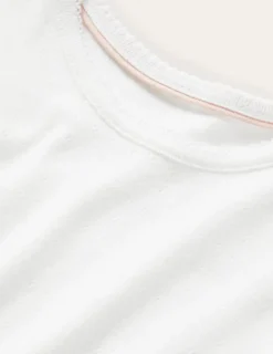 Short Sleeve Pointelle Top--Boden Online