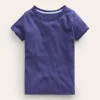 Short Sleeve Ribbed T-Shirt-Starboard Blue-Boden Cheap