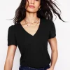Short Sleeve V Neck T-shirt--Boden Shop