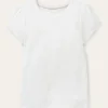 Short-Sleeved Pointelle Top--Boden Online