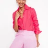 Sienna Linen Shirt-Camelia Pink-Boden Store