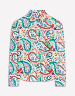 Sienna Linen Shirt-Multi Meadow Pasiley-Boden Discount