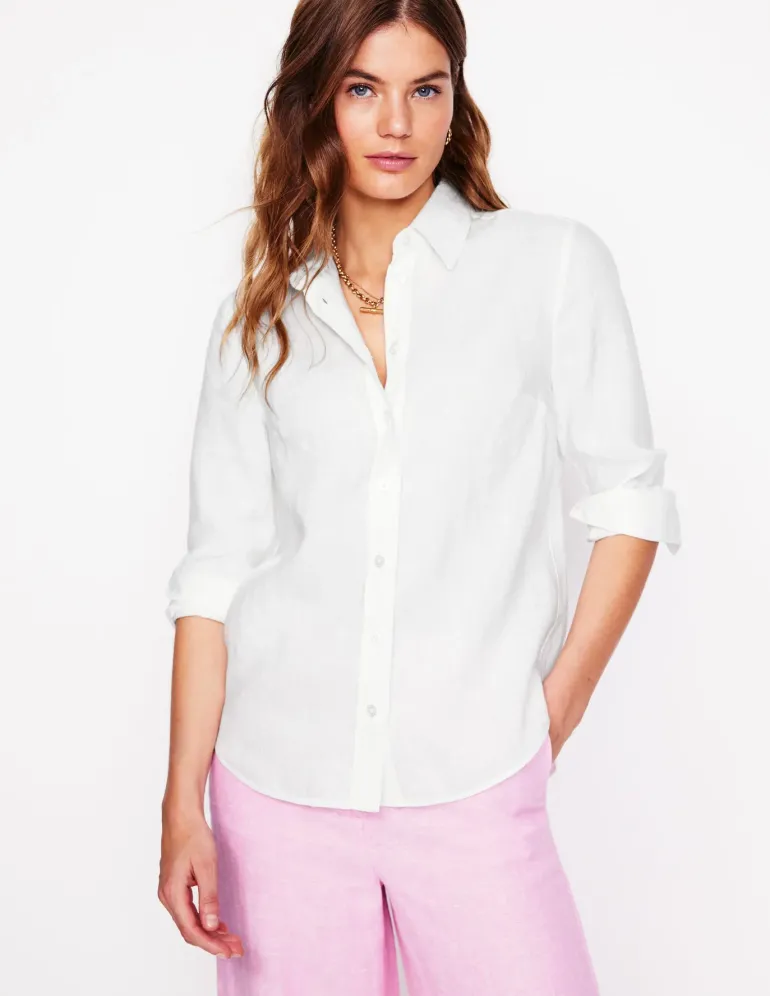 Sienna Linen Shirt--Boden Clearance