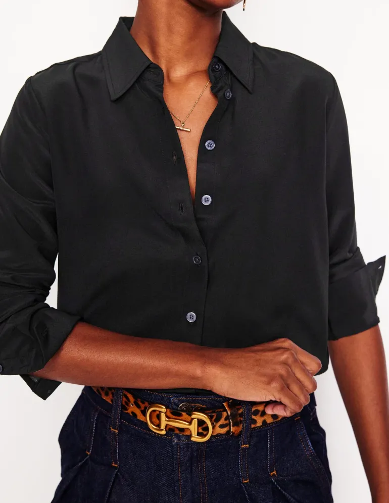 Sienna Silk Shirt--Boden Store
