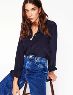 Sienna Silk Shirt--Boden Cheap