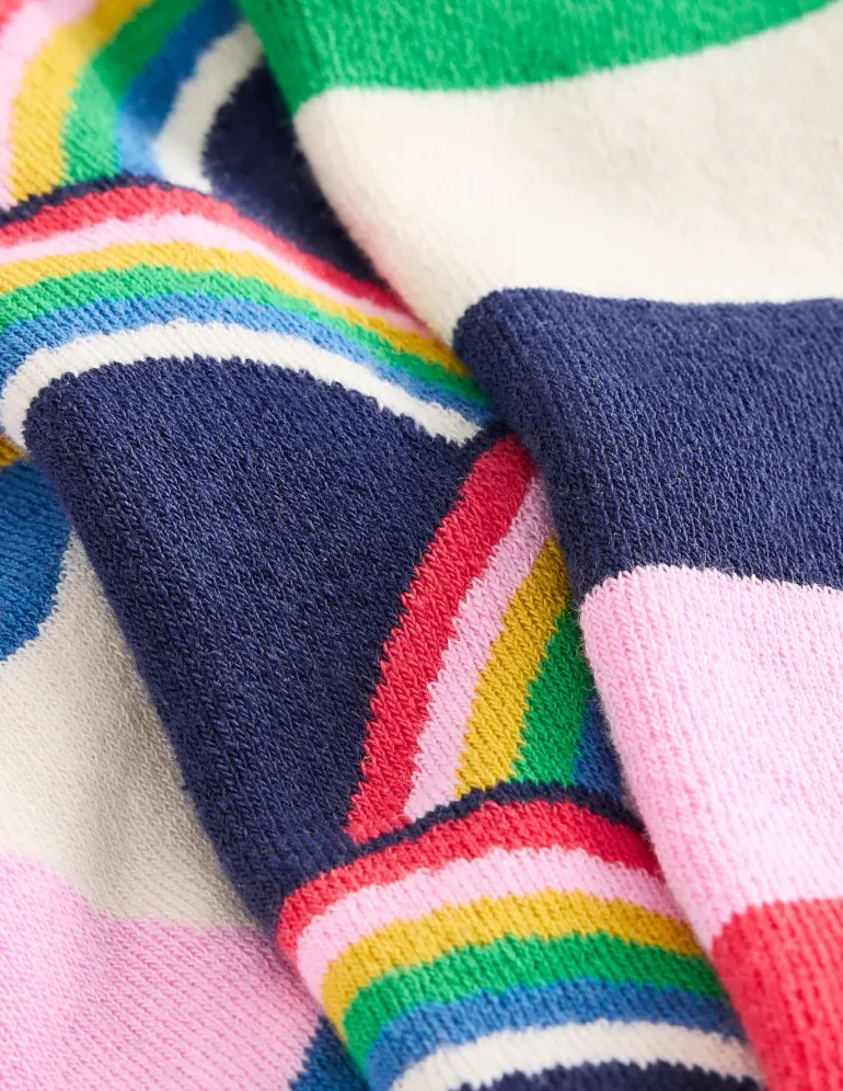 Ski Socks-Multi Rainbow-Boden Outlet