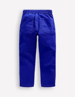 Slim Pull On Trousers-Bright Blue-Boden Hot