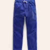 Slim Pull On Trousers-Sapphire Blue Cord-Boden Cheap