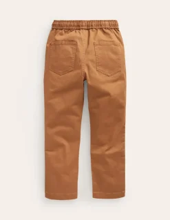 Slim Pull-On Pants-Butterscotch Brown-Boden Online