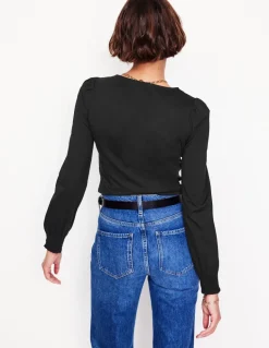 Smocked Cuff Supersoft Top--Boden Shop