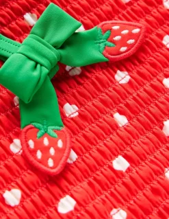 Smocked Tankini Set-Jam Red Strawberry-Boden Discount