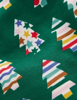 Snug Glow-In-The-Dark Pajamas-Christmas Trees-Boden Cheap
