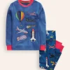 Snug Long John Pajamas-Bluejay Transport-Boden Outlet