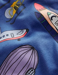 Snug Long John Pajamas-Bluejay Transport-Boden Outlet