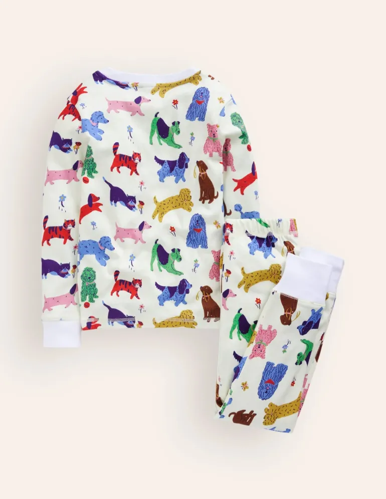 Snug Long John Pajamas-Park Play Pets-Boden Store