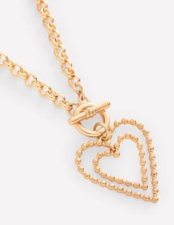 Statement Heart Necklace--Boden Store