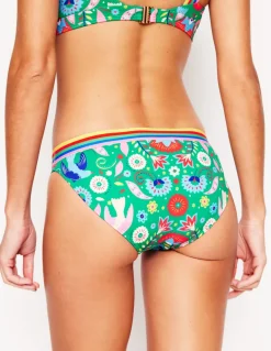 Stripe Trim Bikini Bottoms-Green, Decorative Garden-Boden Best