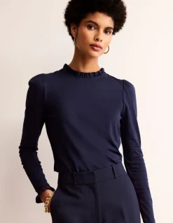Supersoft Frill Detail Top--Boden Discount