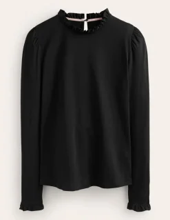 Supersoft Frill Detail Top--Boden Best