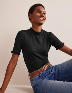 Supersoft Frill Detail T-shirt--Boden Fashion