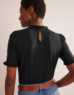 Supersoft Frill Detail T-shirt--Boden Fashion