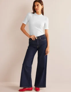 Supersoft Frill Detail T-shirt--Boden Sale
