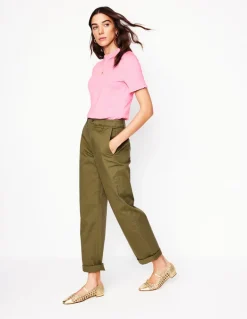 Supersoft Frill Detail T-shirt-Soft Lavender-Boden Shop