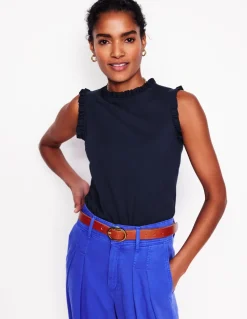 Supersoft Frill Detail Vest--Boden Discount