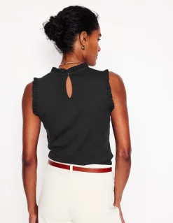 Supersoft Frill Detail Vest--Boden Clearance
