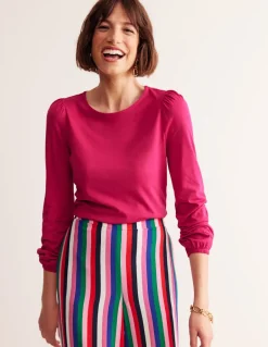 Supersoft Long Sleeve Top-Cherry Jam-Boden Cheap