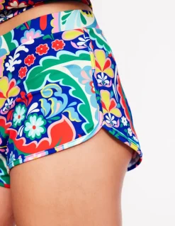 Swim Shorts-Multi, Meadow Paisley-Boden Shop