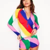 Swim Shorts-Multi, Rainbow Cascade-Boden Sale
