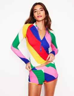 Swim Shorts-Multi, Rainbow Cascade-Boden Sale