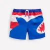 Swim Shorts-Poppy Red Shark-Boden Clearance