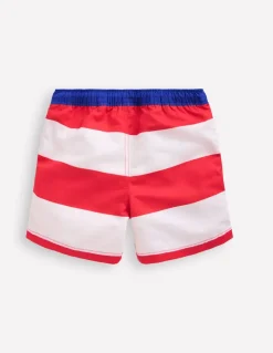 Swim Shorts-Poppy Red Shark-Boden Clearance