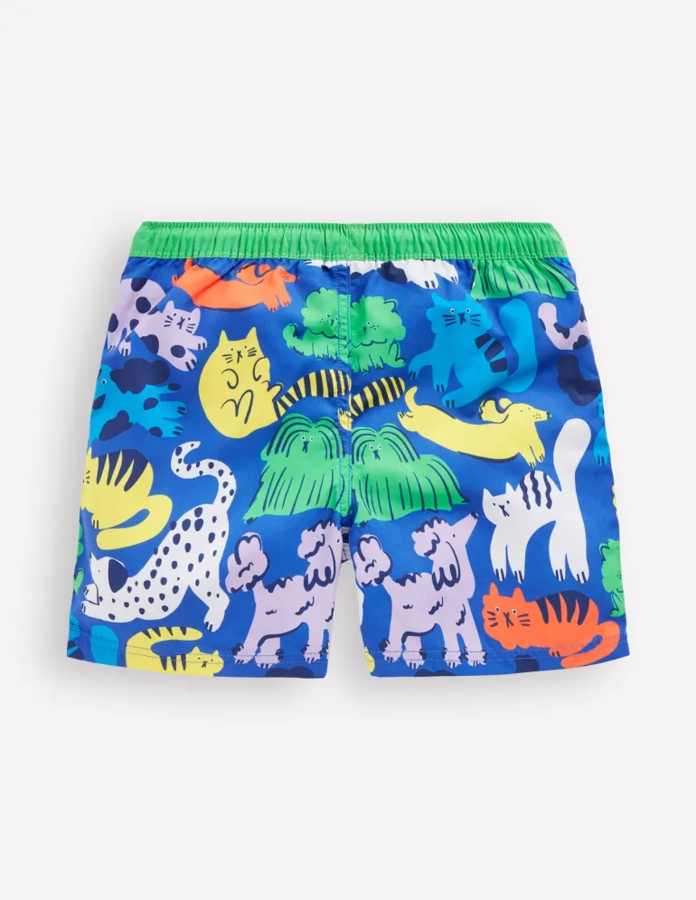Swim Shorts-Rainbow Pets-Boden Hot