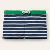 Swim Trunks-Navy Blue/White-Boden Clearance