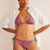 Symi String Bikini Bottoms-Persimmon Orange Paisley-Boden Fashion