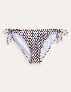 Symi String Bikini Bottoms-Dark Burgundy, Reverie-Boden Discount