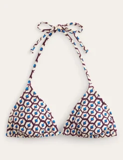 Symi String Bikini Top-Dark Burgundy, Reverie-Boden Shop