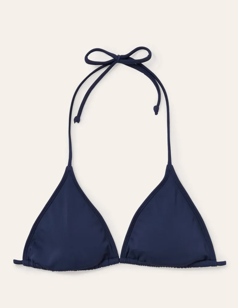 Symi String Bikini Top-French Navy-Boden Best Sale