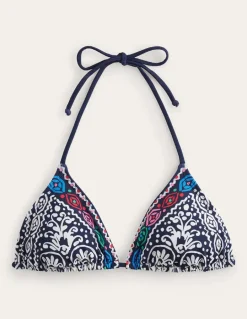Symi String Bikini Top-Midnight, Kurbits Floral-Boden New