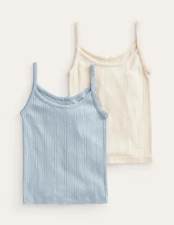 Tank Top 2 Pack-Multi Pointelle-Boden Best