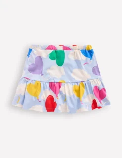 Tiered Jersey Skort-Misty Blue Balloon Sky-Boden Shop