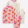 Twin Pack Snug Pajamas-Chalk Pink Valentines-Boden Cheap