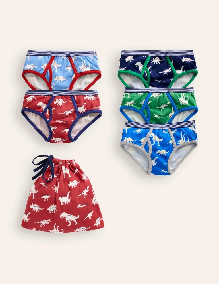 Underwear 5 Pack-Multi Dino Wordle-Boden Outlet
