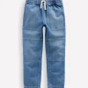 Warrior Knee Jeans-Mid Blue Wash-Boden Cheap