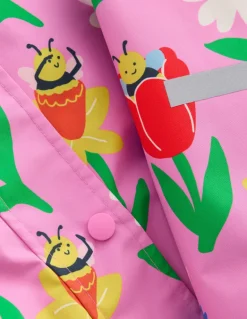 Waterproof Fisherman's Jacket-Pink Spring Garden-Boden Best