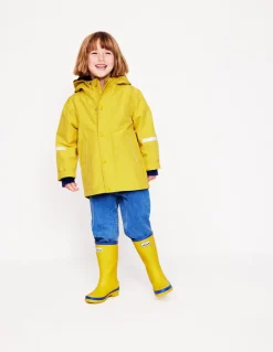 Waterproof Fisherman's Jacket-Spicy Mustard-Boden Flash Sale